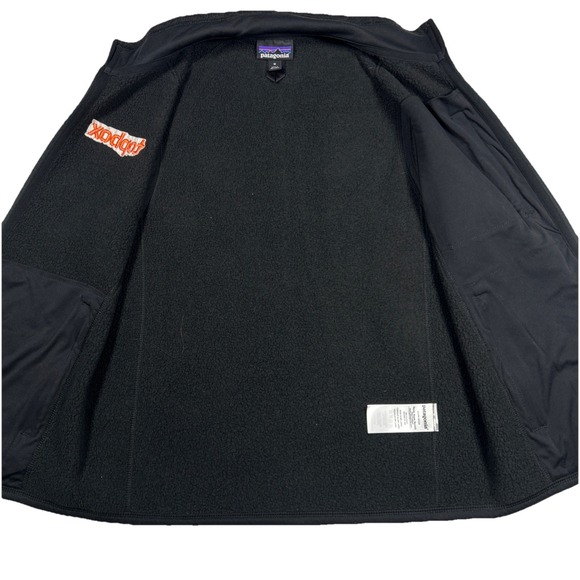 Patagonia Better Sweater Fleece Vest Mens M Black Full Zip Pockets TopBox Logo - Picture 3 of 6